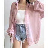 ピンク | シアーシャツ シースルー 羽織り | Riff