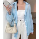 サックス | シアーシャツ シースルー 羽織り | Riff