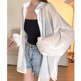 ホワイト | シアーシャツ シースルー 羽織り | Riff