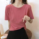 シンプルコーデを格上げ。ツイストTシャツ カットソー トップス | Riff | 詳細画像10 