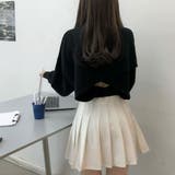 バックリボンショート丈トップス カットソー プルオーバー | Riff | 詳細画像11