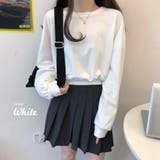 バックリボンショート丈トップス カットソー プルオーバー | Riff | 詳細画像3