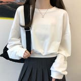 バックリボンショート丈トップス カットソー プルオーバー | Riff | 詳細画像4