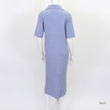 ポロシャツ風が新鮮 襟付きリブワンピース リブ編み | Riff | 詳細画像16