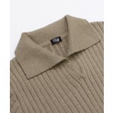 ポロシャツ風が新鮮 襟付きリブワンピース リブ編み | Riff | 詳細画像18