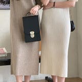 ポロシャツ風が新鮮 襟付きリブワンピース リブ編み | Riff | 詳細画像3