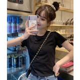 バックシャンで旬な装い ウエスト見せバックリボンTシャツ ショート丈 | Riff | 詳細画像12 
