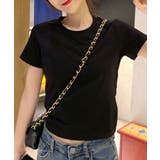 バックシャンで旬な装い ウエスト見せバックリボンTシャツ ショート丈 | Riff | 詳細画像9 