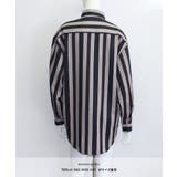 着映えする太ストライプがアクセントに ストライプシャツ ゆるシャツ | Riff | 詳細画像18 