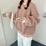 重ね着風ニット ドッキング フェイクレイヤード | Riff | 詳細画像13