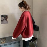 重ね着風ニット ドッキング フェイクレイヤード | Riff | 詳細画像19