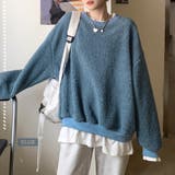 重ね着風ニット ドッキング フェイクレイヤード | Riff | 詳細画像21