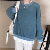重ね着風ニット ドッキング フェイクレイヤード | Riff | 詳細画像22