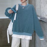重ね着風ニット ドッキング フェイクレイヤード | Riff | 詳細画像24