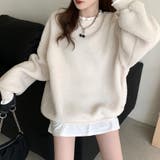 重ね着風ニット ドッキング フェイクレイヤード | Riff | 詳細画像6