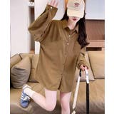 BIGシャツ コーデュロイ ゆるシャツ | Riff | 詳細画像13