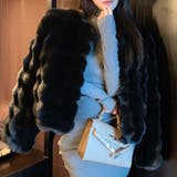 羽織るだけでリッチな気分に ファーショートコート ファー | Riff | 詳細画像11 