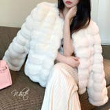 羽織るだけでリッチな気分に ファーショートコート ファー | Riff | 詳細画像2 