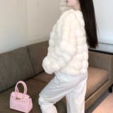 羽織るだけでリッチな気分に ファーショートコート ファー | Riff | 詳細画像6 