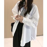 ホワイト | ビッグシルエットで抜け感をメイク カラーシャツ オーバーサイズ | Riff