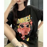 前後BIGプリントデザイン プリントTシャツ オーバーサイズ | Riff | 詳細画像5 