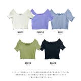 オフショルにもなる2WAYデザイン リブトップス メロウフリル | Riff | 詳細画像24