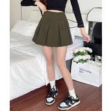 ウエストすっきり見え ボックスプリーツ ミニスカート | Riff | 詳細画像5