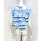 360°どこから見ても可愛い フリルトップス ノースリーブ | Riff | 詳細画像16 