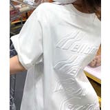 ぷっくりとしたロゴがPOPなデザイン Tシャツ ロゴエンボス加工 | Riff | 詳細画像2
