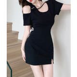 大きなバックリボンがアクセントに 後リボンワンピース ウエスト見せ | Riff | 詳細画像7 