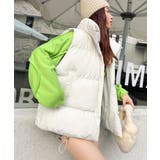 アイボリー | 中綿ベスト ダウンベスト オーバーサイズ | Riff