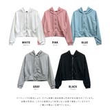 ダブルZIPパーカー ショート丈 クロップド丈 | Riff | 詳細画像16 