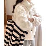 アイボリー | コーデュロイ中綿ブルゾン ダウン ファイバー | Riff