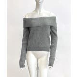 オフショルニットトップス オフショルダー オフタートル | Riff | 詳細画像14 