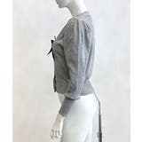 リボン付きVネックカーディガン ニットカーディガン パフスリーブ | Riff | 詳細画像22 