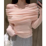 ピンク | オフショルニット オフショルダー セーター | Riff