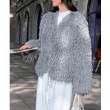 フェイクファーコート ミドル丈 ジャケット | Riff | 詳細画像7 