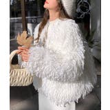 オフホワイト | フェイクファーコート ミドル丈 ジャケット | Riff