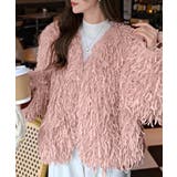 ピンク | フェイクファーコート ミドル丈 ジャケット | Riff