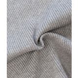 レースアップ半袖リブニット クロップド丈 リブ編み | Riff | 詳細画像34