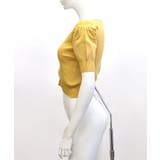 シャーリング半袖サマーニット ハートネック パフスリーブ | Riff | 詳細画像39