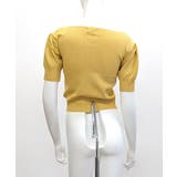 シャーリング半袖サマーニット ハートネック パフスリーブ | Riff | 詳細画像40