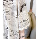 英字Tシャツ 英字ロゴ ニュースペーパー | Riff | 詳細画像11 