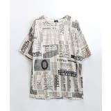 英字Tシャツ 英字ロゴ ニュースペーパー | Riff | 詳細画像20 