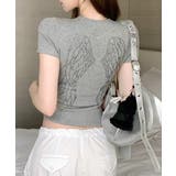 ロゴラインストーン Tシャツ ロゴプリント | Riff | 詳細画像15 