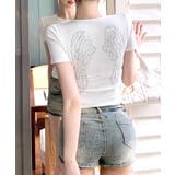 ロゴラインストーン Tシャツ ロゴプリント | Riff | 詳細画像5 