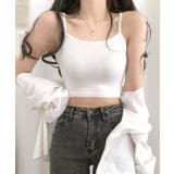 クロップド丈キャミソール インナー ショート丈 | Riff | 詳細画像5 