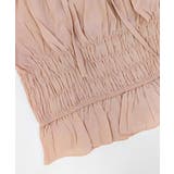 オフショルダーシャーリングトップス フリル パフスリーブ | Riff | 詳細画像30