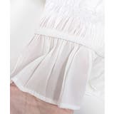 オフショルダーシャーリングトップス フリル パフスリーブ | Riff | 詳細画像31