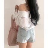 シアーニットカーディガン ボタンフード ショート丈 | Riff | 詳細画像4 